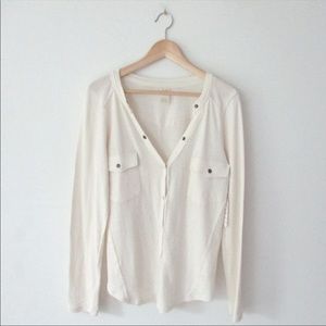 We The Free Starlight Henley Tee Size Large